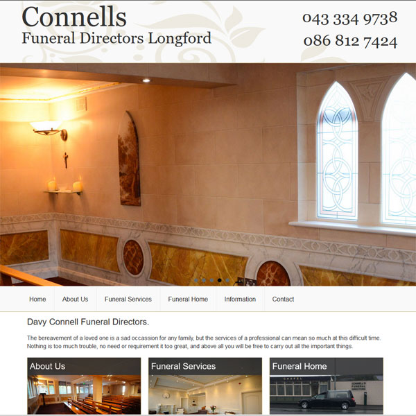 Longford Funerals CMS Website