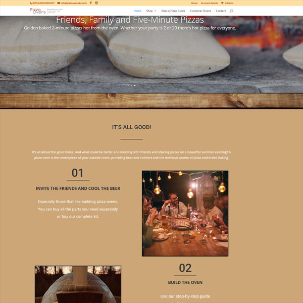 Pizza Ovens Ecommerce Website